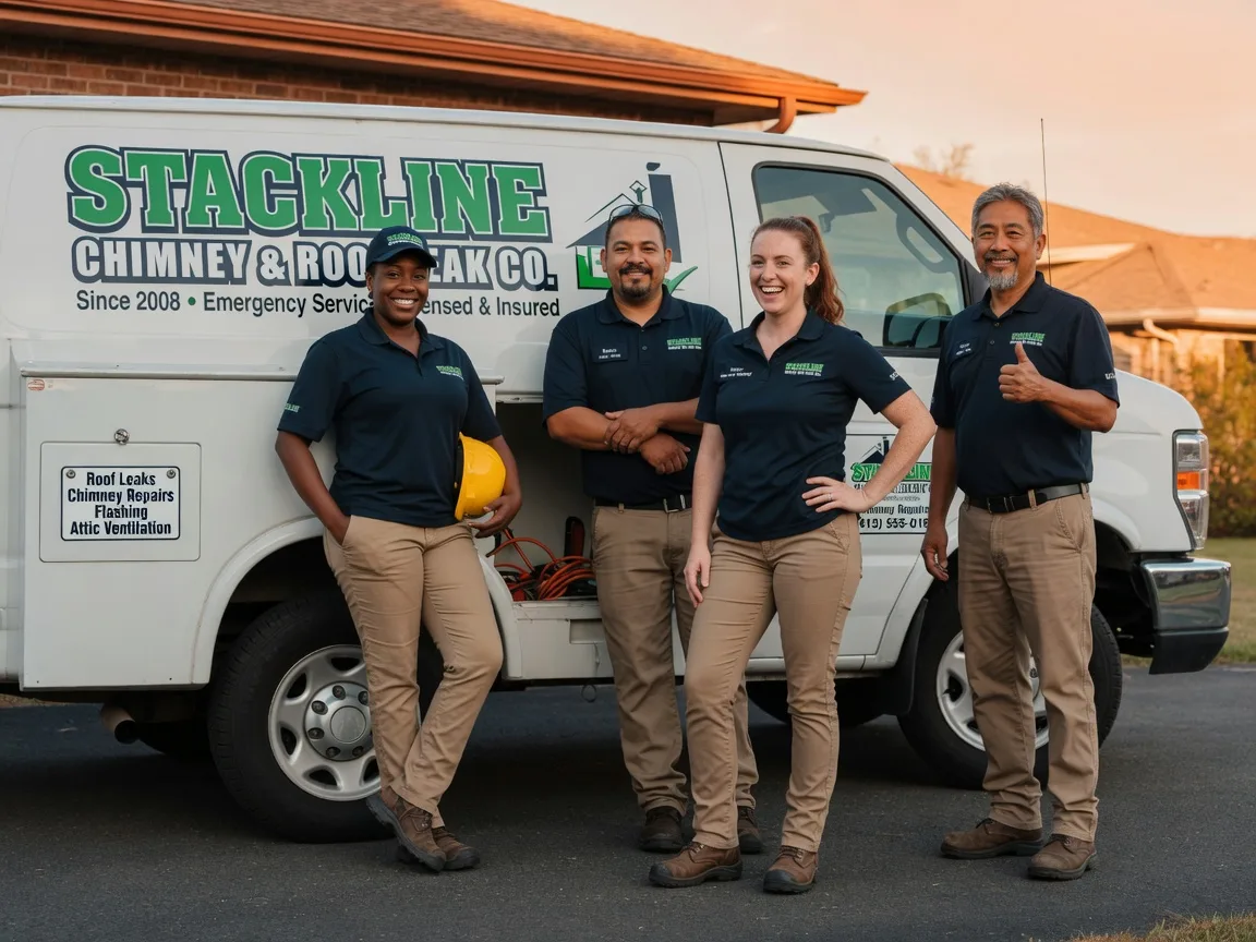 Chimney flashing repair company in Gardendale, TX